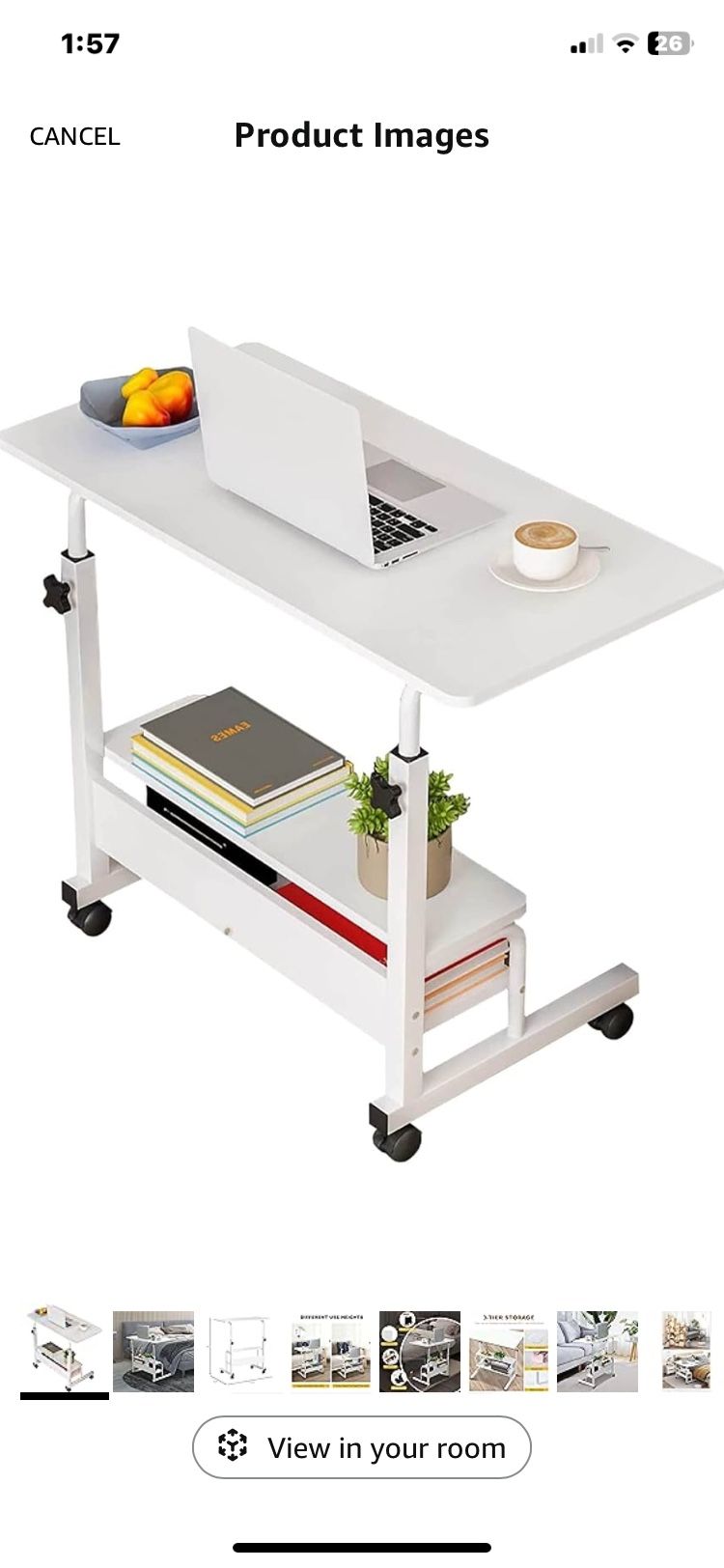 Adjustable Table For Students Using Technology