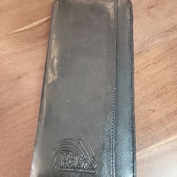 Palms Casino Black Leather Like Wallet