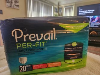 2 pack(s)-Prevail Per-Fit/Medium $30 ea. or $50 for both.