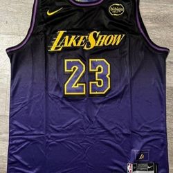 LARGE Los Angeles Lakers LeBron James Jersey
