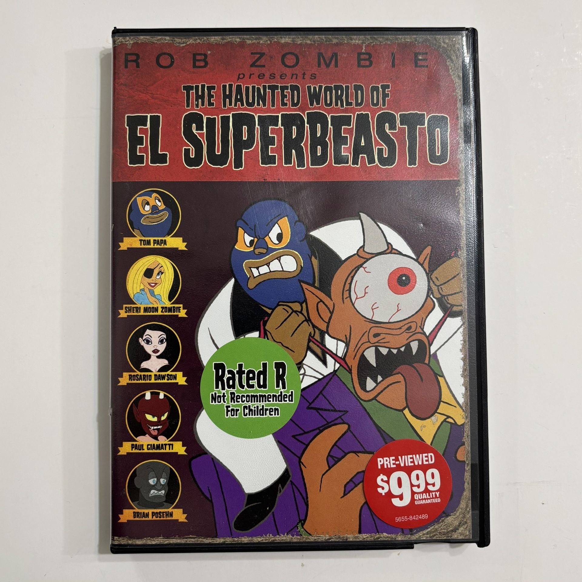 El Superbeasto DVD by Rob Zombie