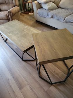 Coffee table and end table