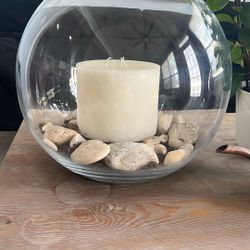 Glass Globe Candle Decor