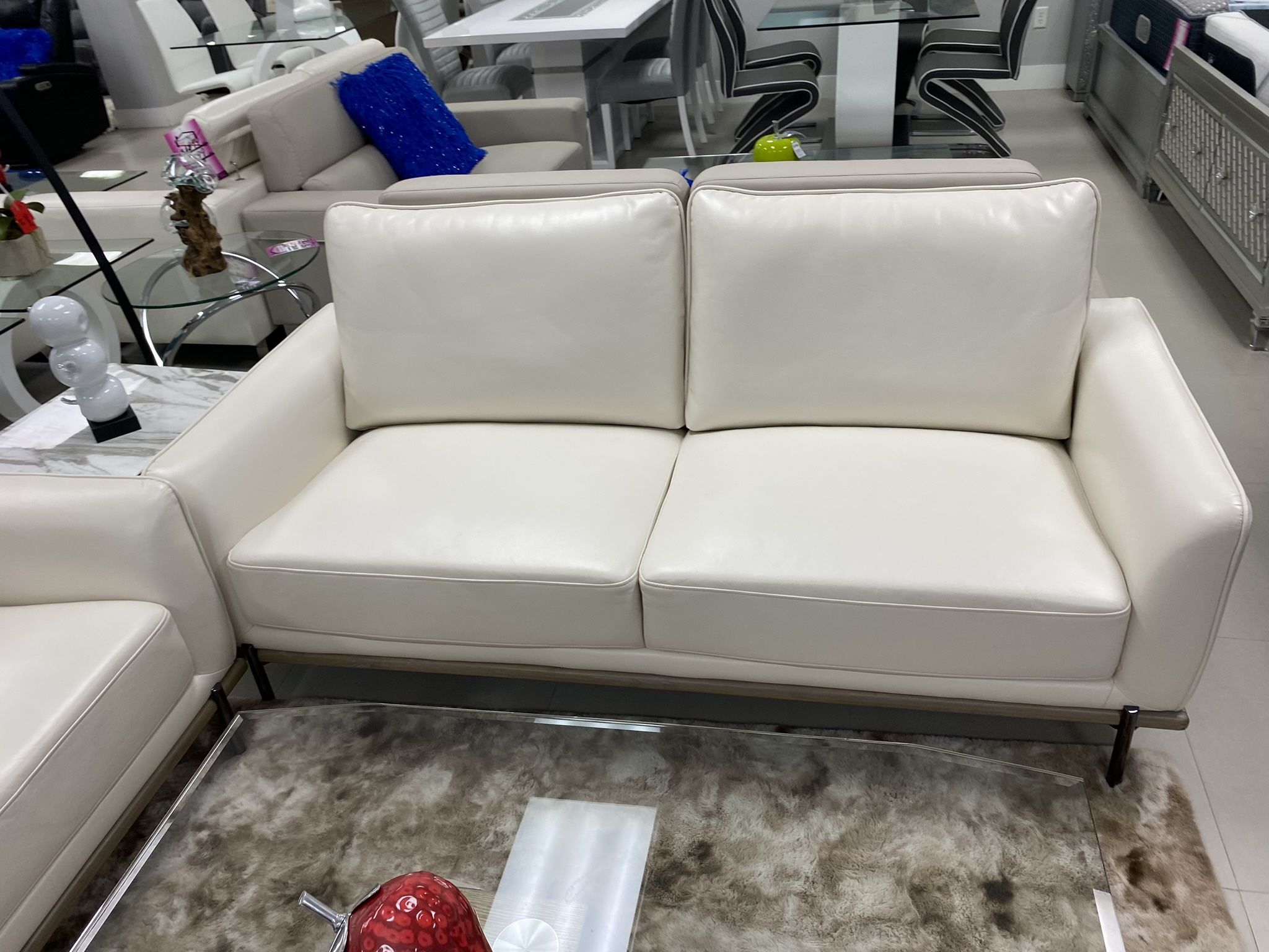 STATIONARY SOFA & LOVESEAT AVAILABLE IN BLACK BRAND NEW IN STOCK Furniture