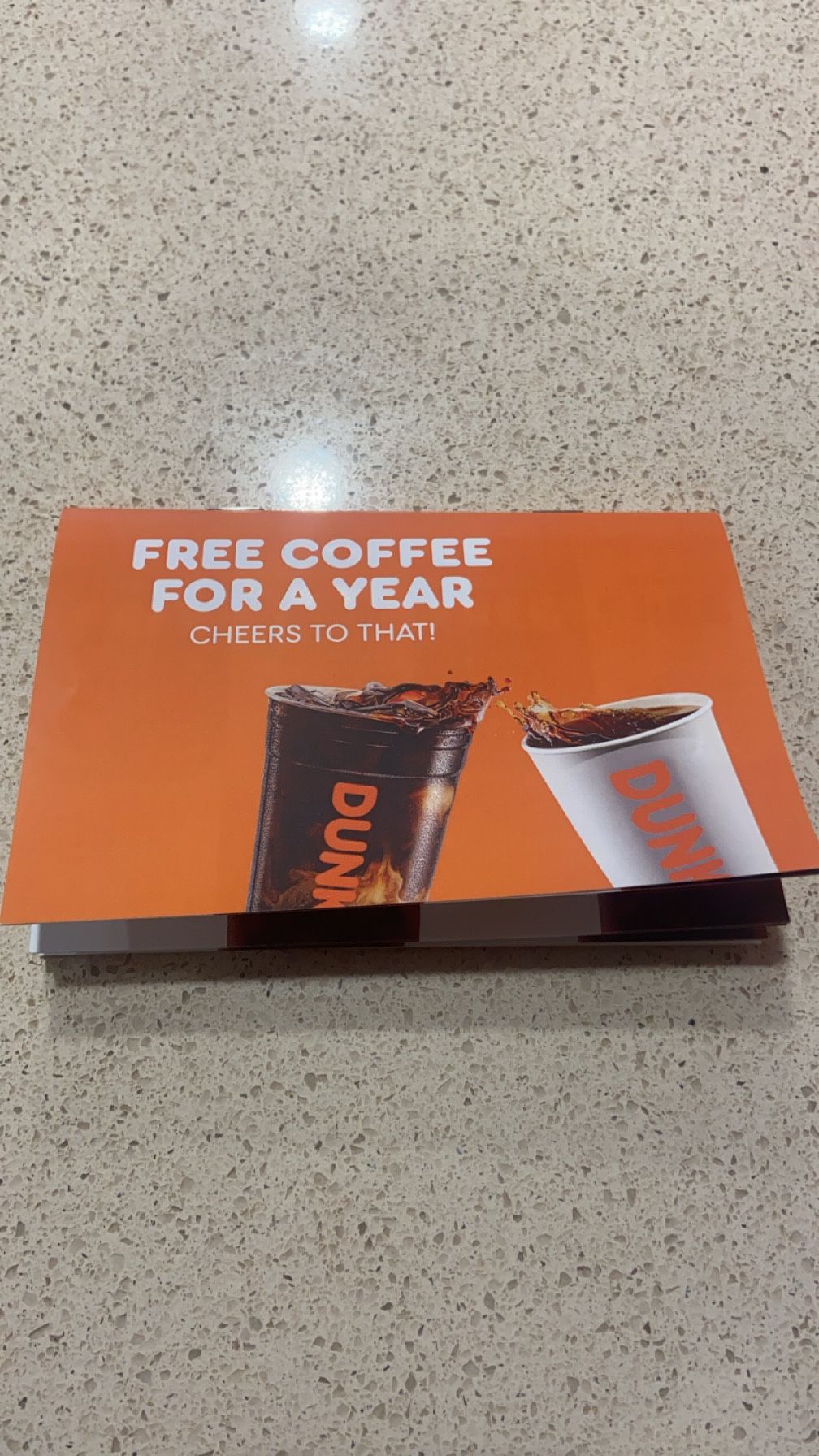 Dunkin’ Donuts Free Coffee For A Year Booklet (April 2025)
