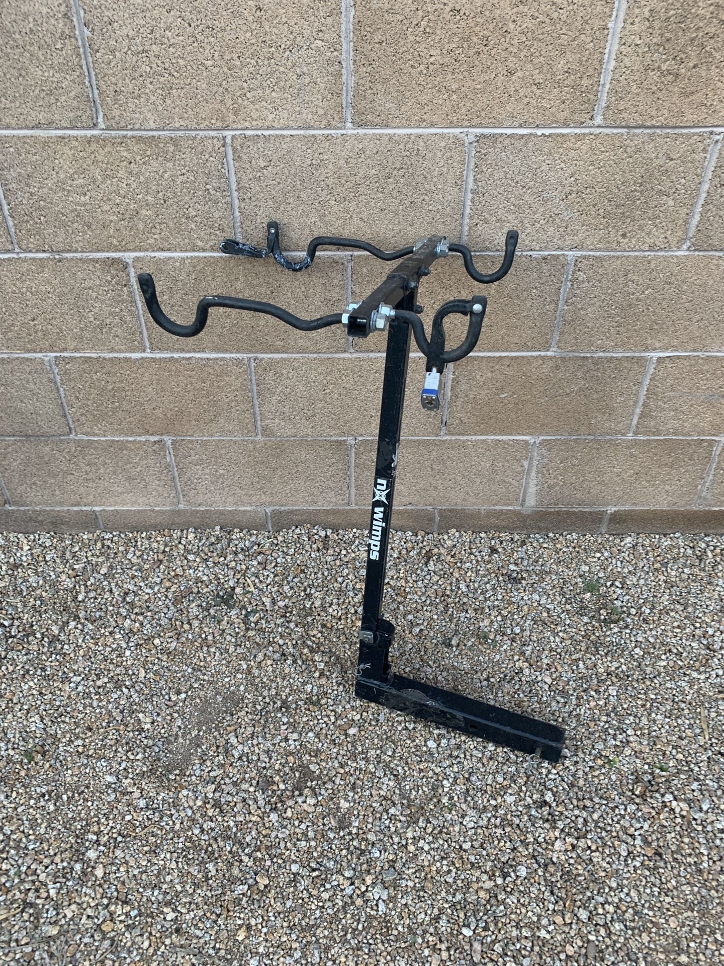 Trailer hitch bike carrier.