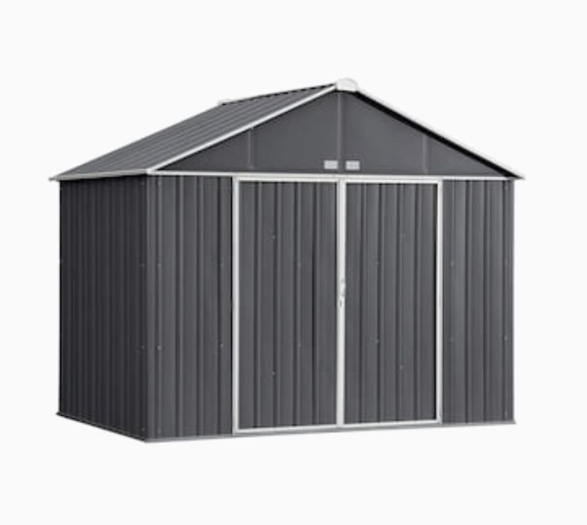 Arrow Storage Products Steel Storage Shed, 10 ft. x 7 ft. Ezee Shed