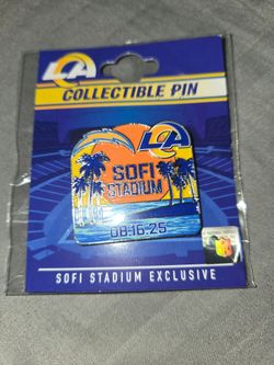 Los Angeles Rams vs Los Angeles Chargers Game Pin 2025