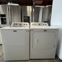 MAYTAG TOP LOAD WASHER & DRYER SET — OEM Rebuilt — 90 Day Warranty — 4.8 ⭐️ Rated
