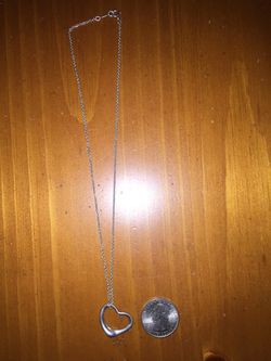 Tiffany floating heart necklace