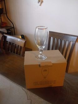 Stella Artois (Chalice) glasses w/out logo set of 6