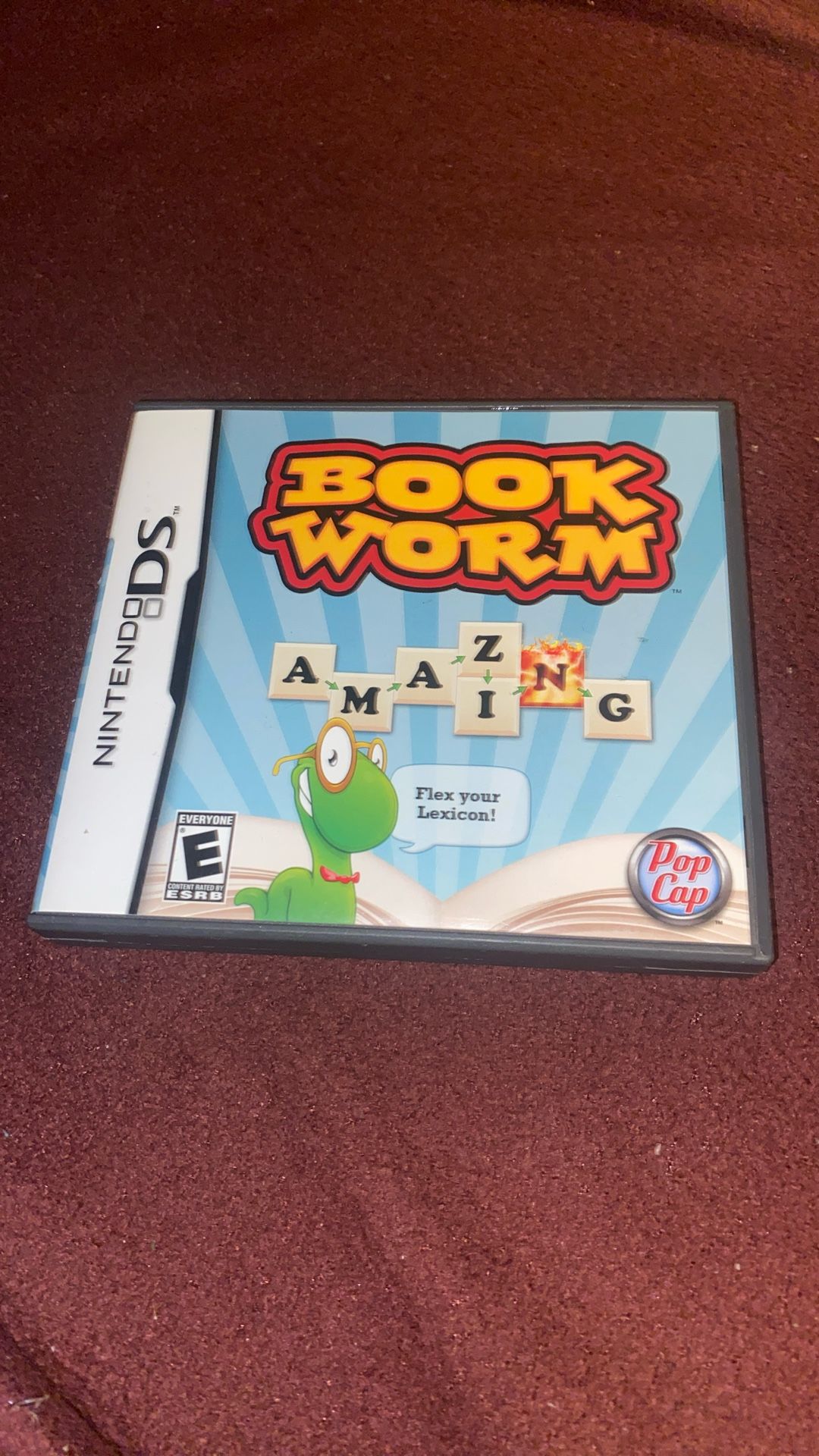 Nintendo Ds Bookworm in case with the booklet
