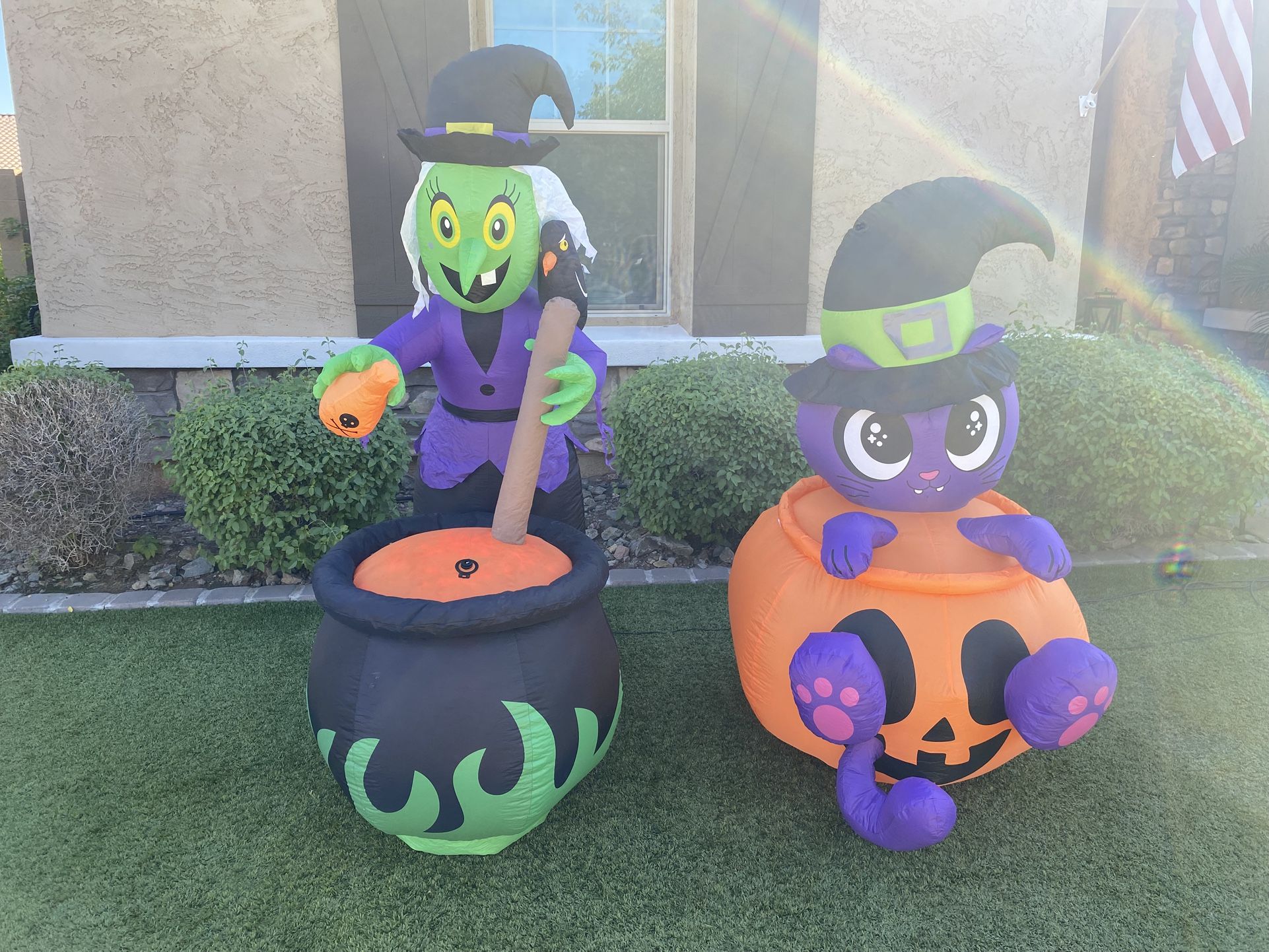 Pair of Halloween Blow Ups