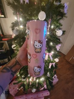 Hello Kitty Christmas Gingerbread Tumbler 