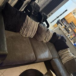 Black & Gray Sectional 