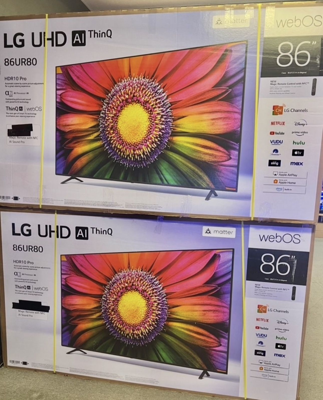 86” Lg UHD A1 Smart 4K tv Ur8000