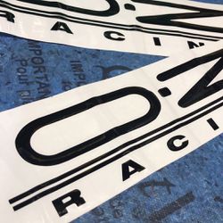 OZ racing Car Decals Set.