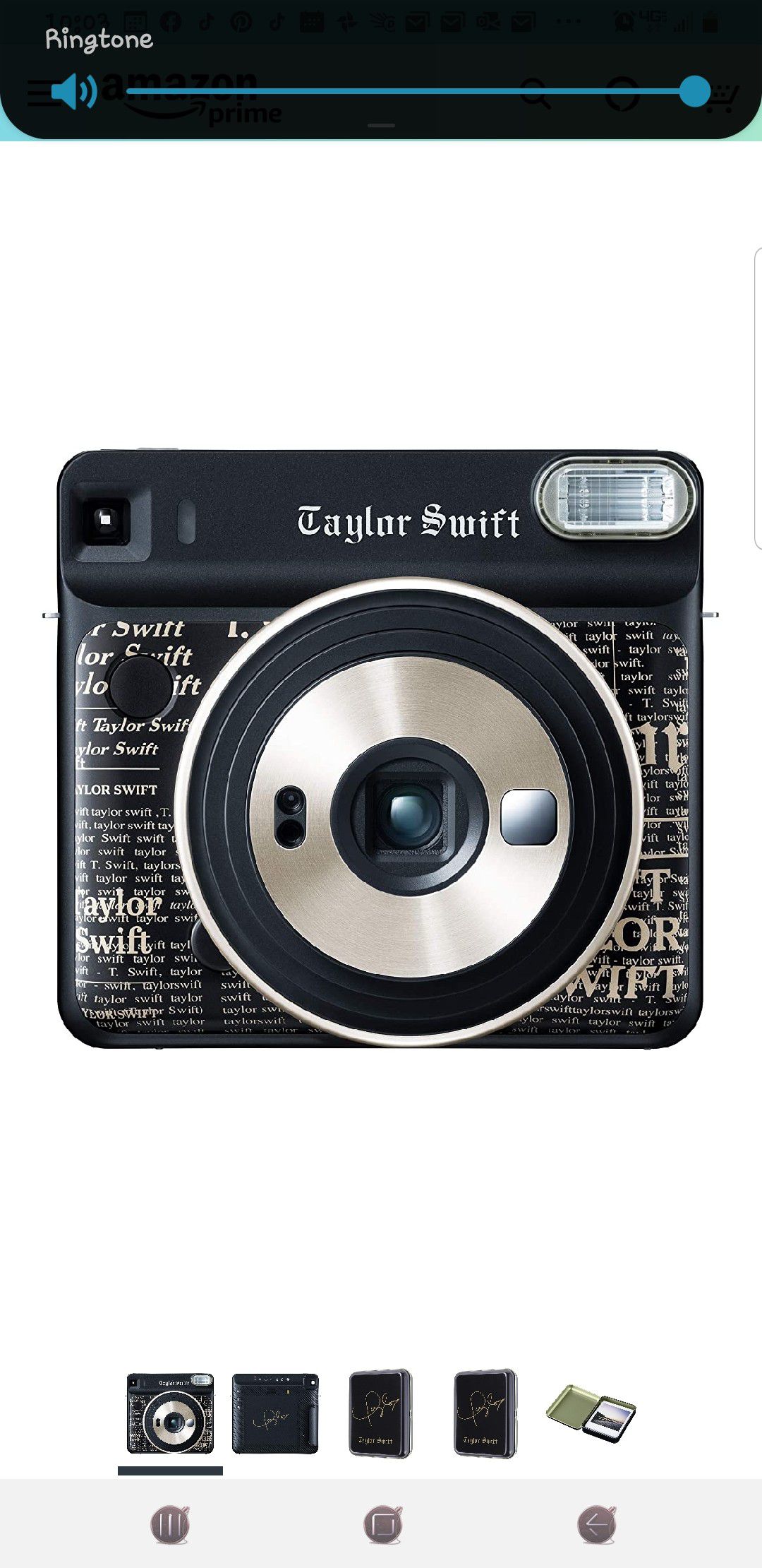 Polaroid Camera - Instax Square Taylor Swift edition