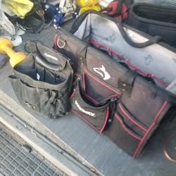 husky  Tools Bag  and Tool  holder 