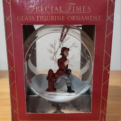  "Special Times" Glass Figurine Ornaments