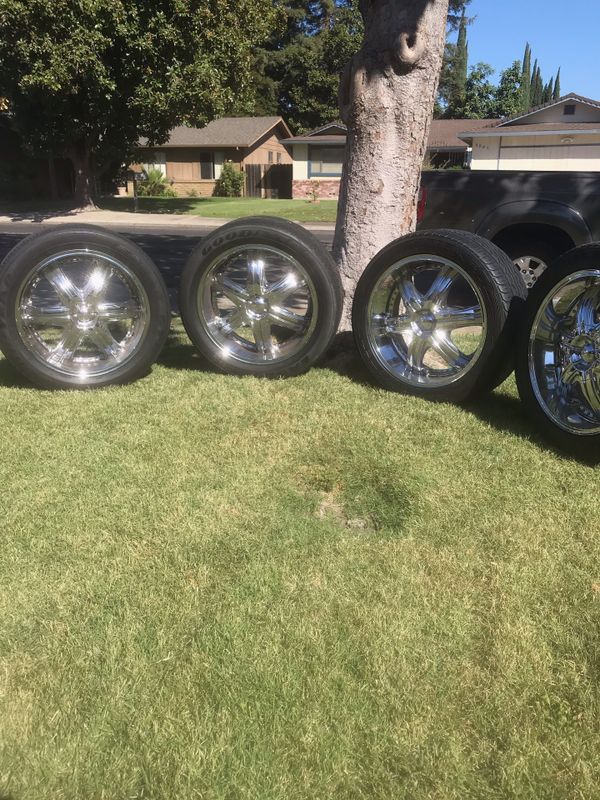 20” Tire and wheels set Chevy 6 lug for Sale in Stockton, CA OfferUp