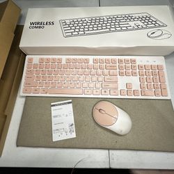 Wireless Bluetooth, Keyboard And Mouse