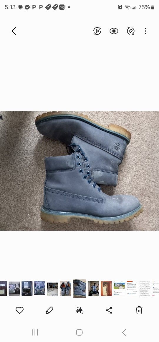 Timberland Work Boots Size 11.5 
