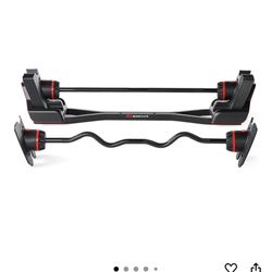 Bowflex Adjustable Curl Bar And Straight Bar