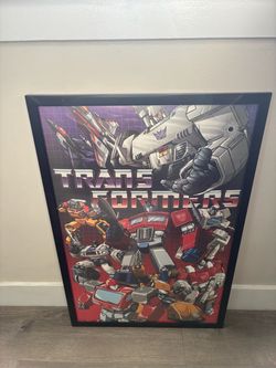 Transformers G1 framed poster