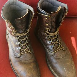 Red Wing., (Mens) 2264 Leather Steel Toe Waterproof Boots Size 10.5 D 