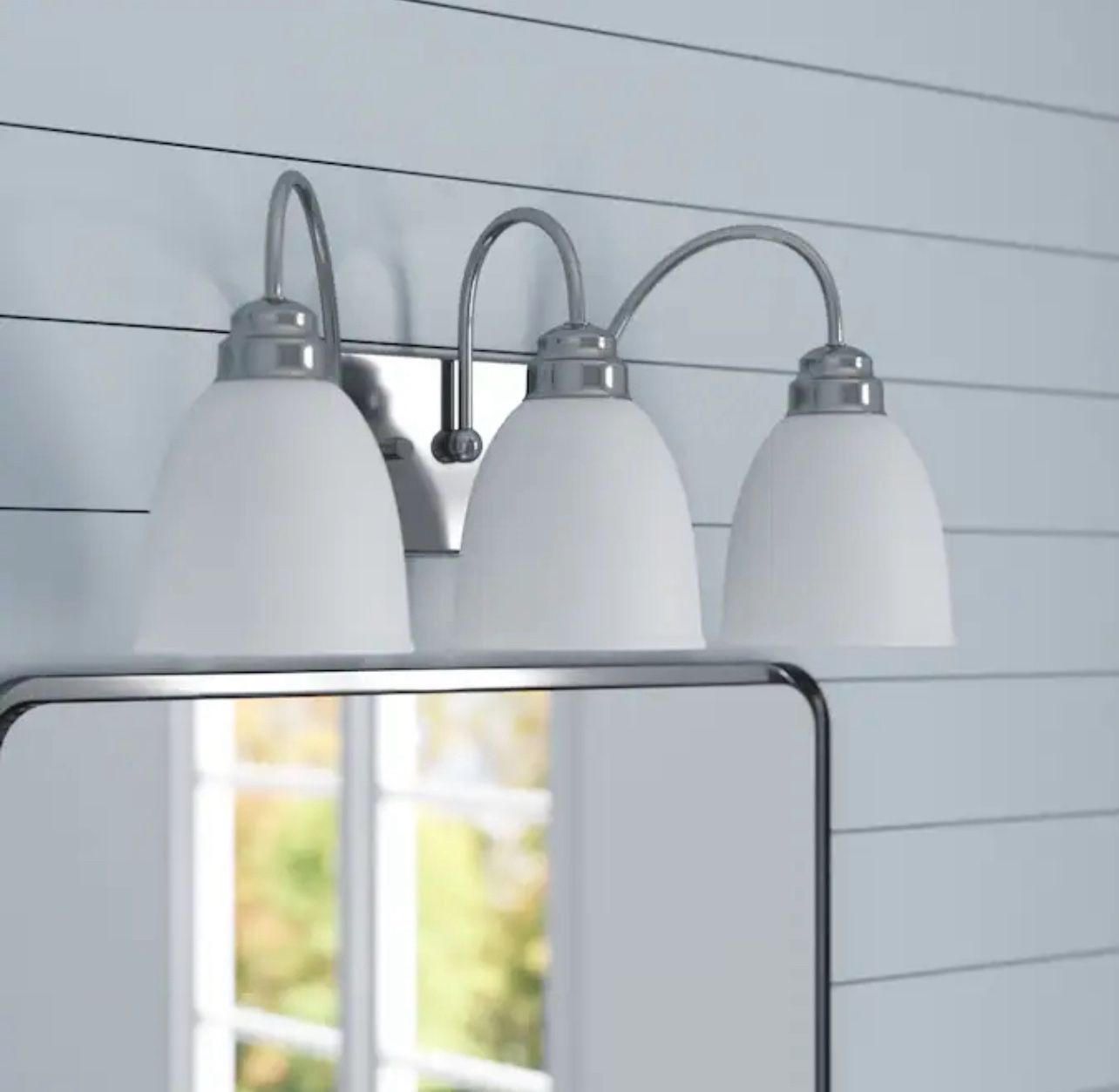 Heart Collection 3-Light Brushed Nickel