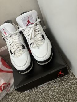 White Cement Jordan 4s