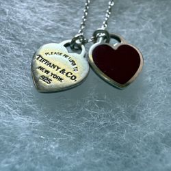 Sterling Silver Return To Tiffany Double Heart Pendant