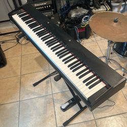 Lagrima / Sonart 88-Key Weighted Digital Piano – Black Wood Finish (with USB & Full Controls)