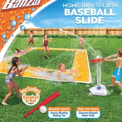 Banzai Home Run Splash Baseball Slide Kids Original Price $29.98