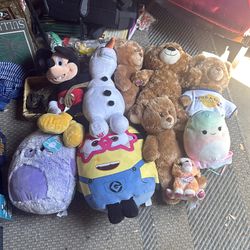 Variety stuffed animals 10 total price for all