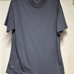 BYLT PREMIUM BASIC Drop Cut Gray T-Shirt 