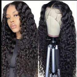 26-Inch Chemical Fiber Wig Without Lace, Featuring Small African-Style Long Curly Hair. High-Definition, High-Density Wigs with a Color And Curly Text