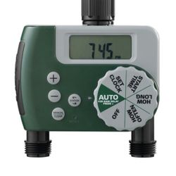 Orbit 58910 Digital 2 Outlet Hose Faucet Timer