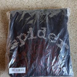 Spider Black/red Rhinestone Og Hoodie