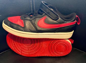 Nike Court Borough 2 Low White Black University Red