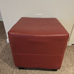 Ottoman Cube Faux Leather 