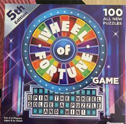 Wheel of Fortune Board Game 5th Edition
