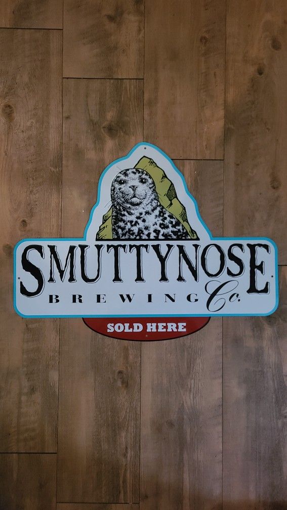 Smuttynose Brewing Metal Craft Beer Bar Sign