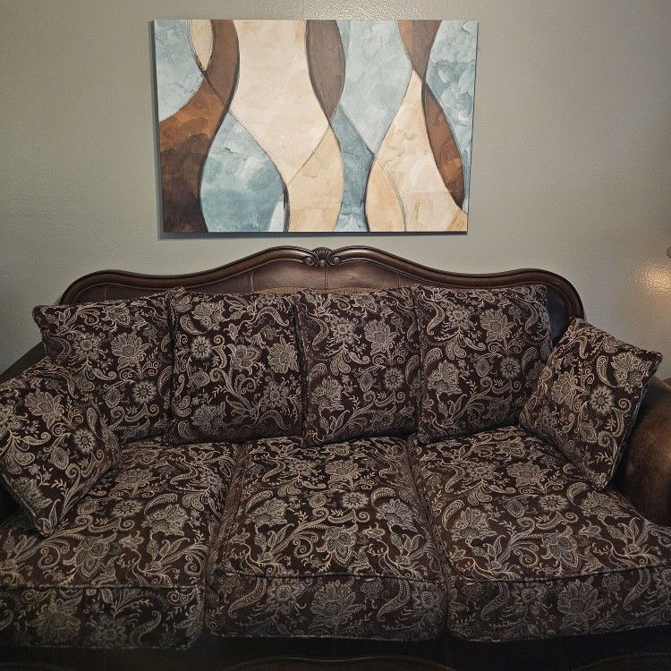 Couch, Chair, Table, Pictures