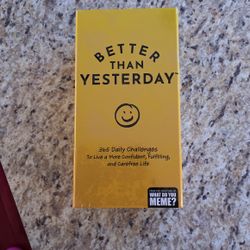 Better Than Yesterday Cards