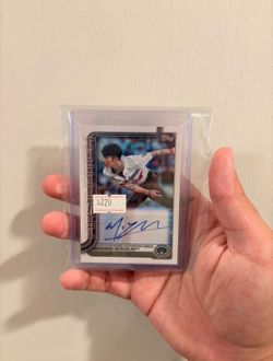 2025 Topps Update MIYAVI First Pitch Auto #/99 Dodgers