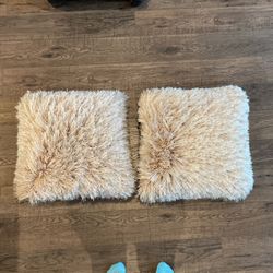 Gold/sparkly Couch Pillows