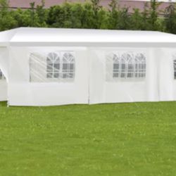 10x30 Covered Party Tent. With Windows