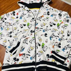 Disney Parks Mickey & Friends Zipper Hoodie 